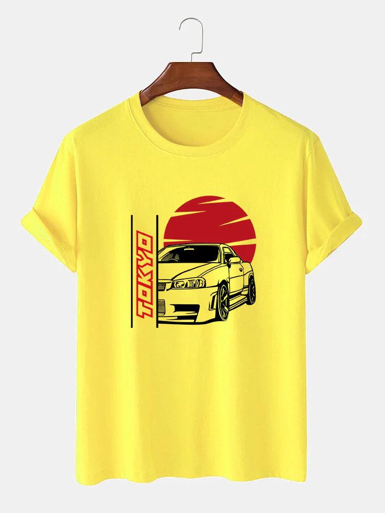 Hunter® | Tokyo Car Print T-Shirt - Image 9