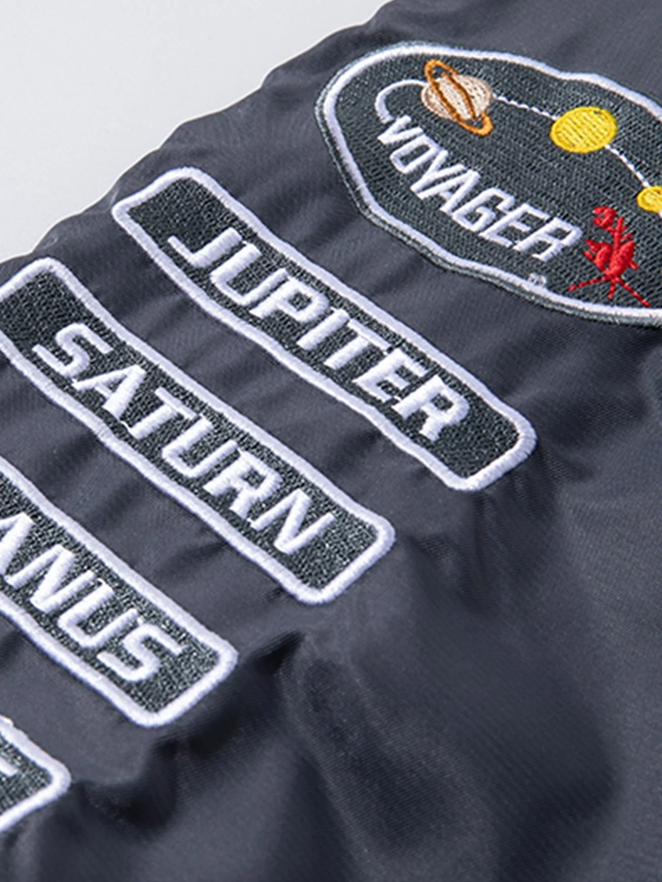 Hunter | Reversible NASA Embroidered Patch Bomber Jacket - Image 11
