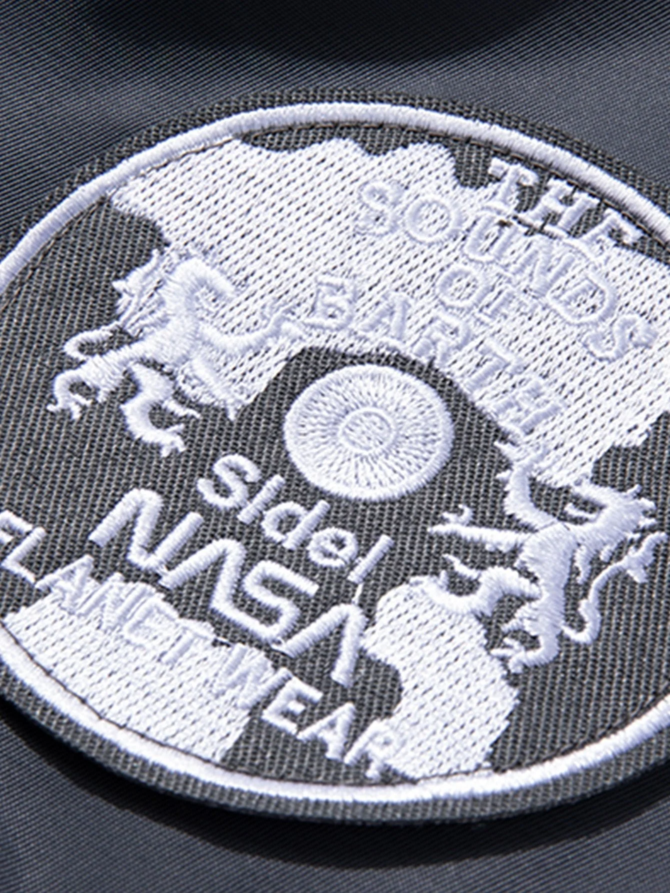 Hunter | Reversible NASA Embroidered Patch Bomber Jacket - Image 2