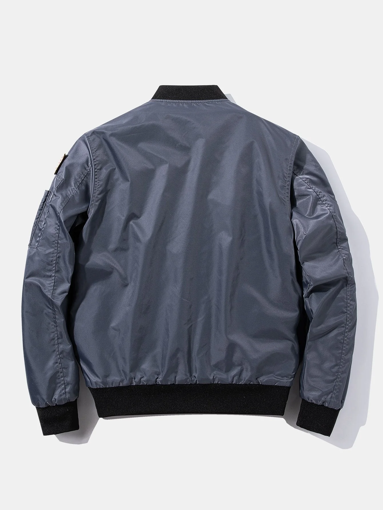 Hunter | Reversible NASA Embroidered Patch Bomber Jacket - Image 9