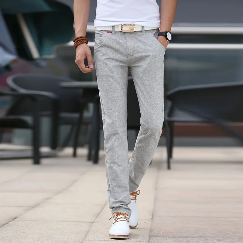 Hunter | Slim Fit Linen Pants - Image 2