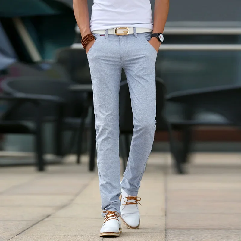 Hunter | Slim Fit Linen Pants - Image 4