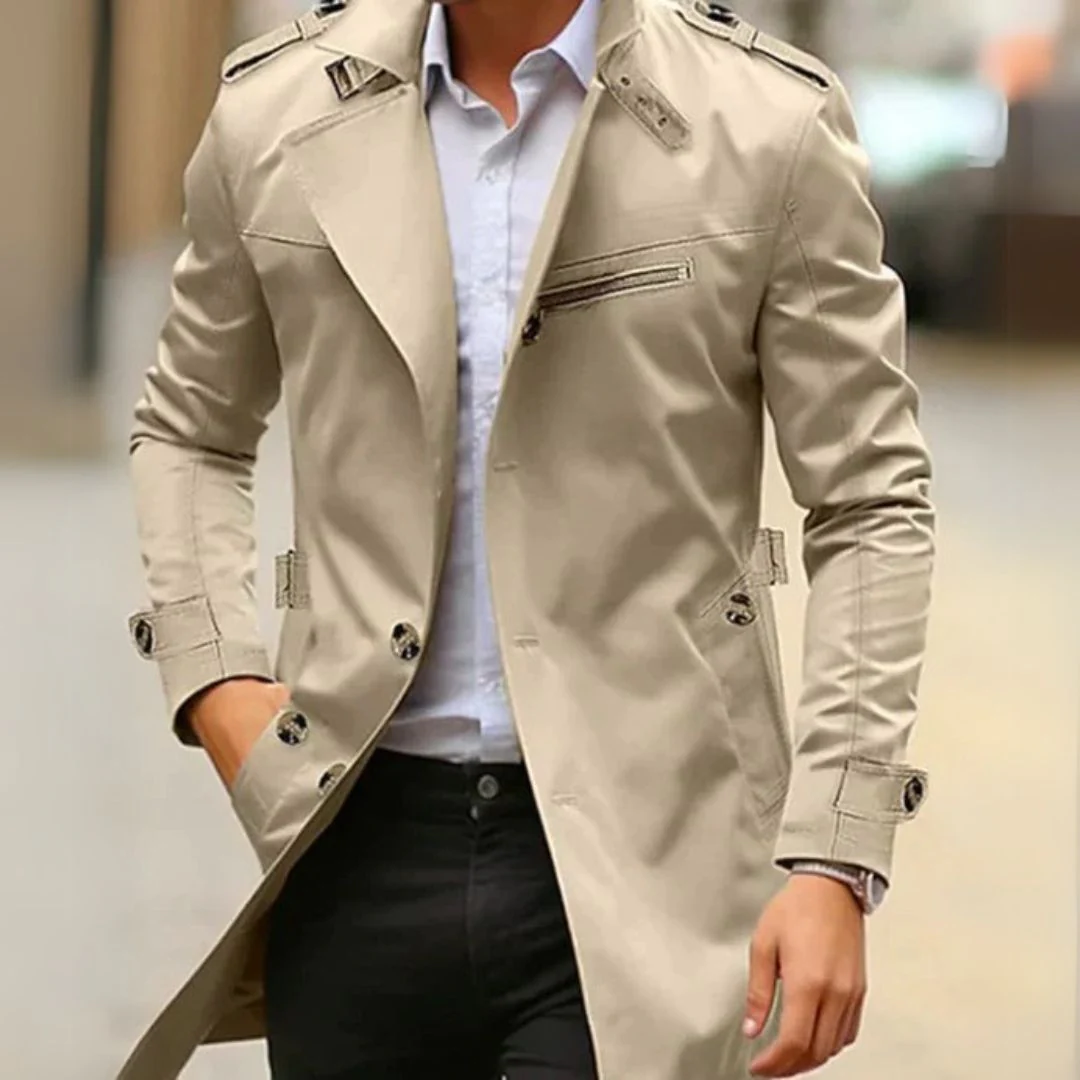 Iago® | Chic Trench Coat For Men - Image 5