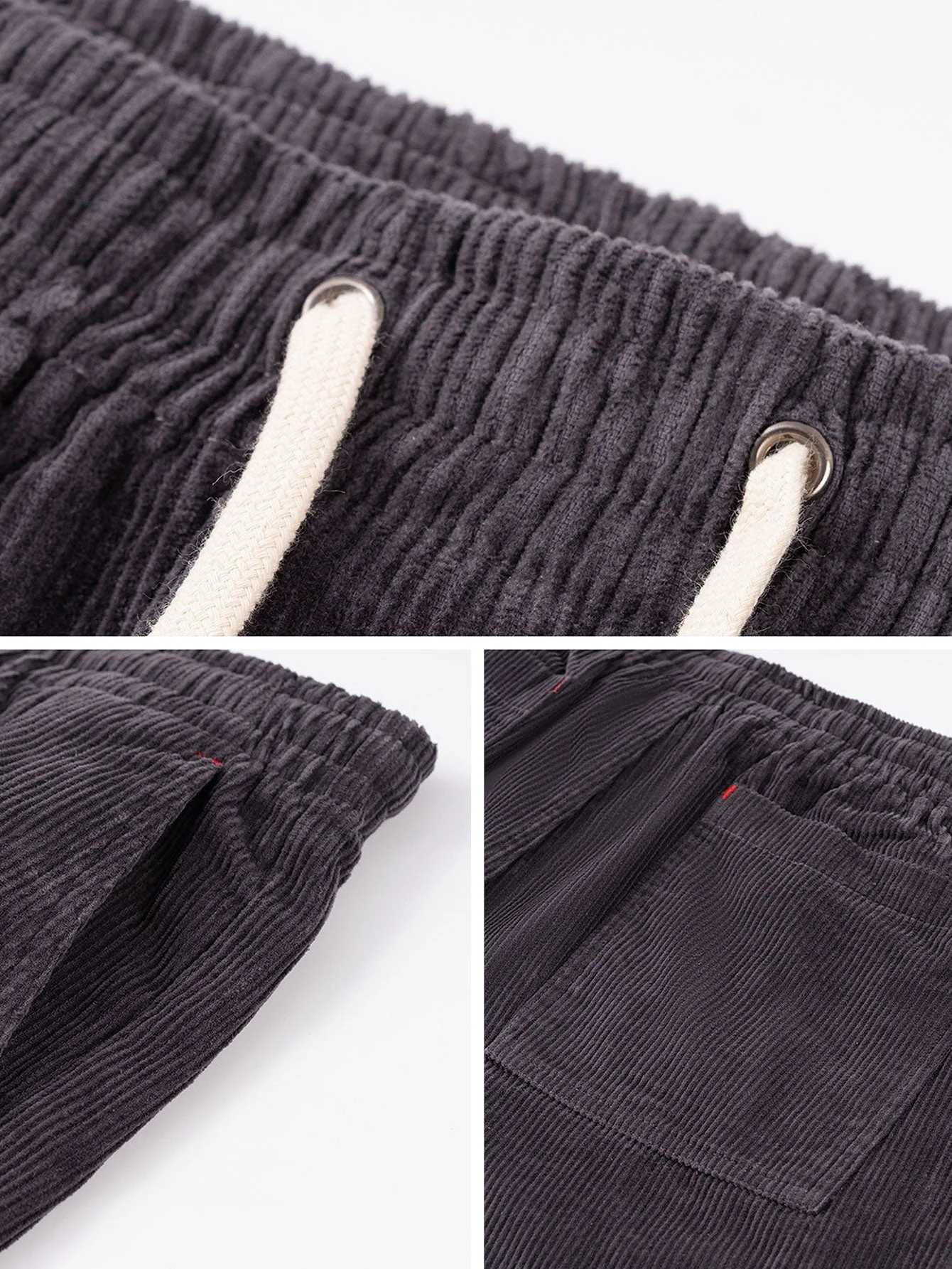 Iago | Cotton Corduroy Drawstring Shorts - Image 2
