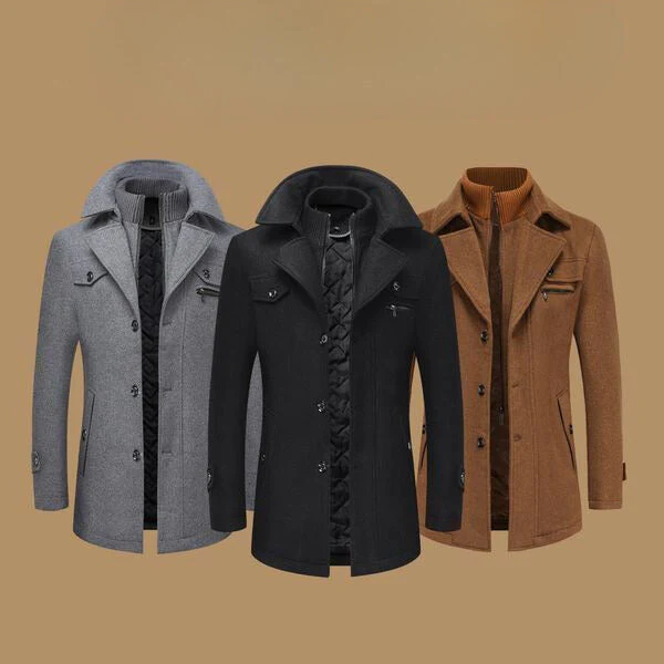 Iain® | Wool Blend Coat - Image 12