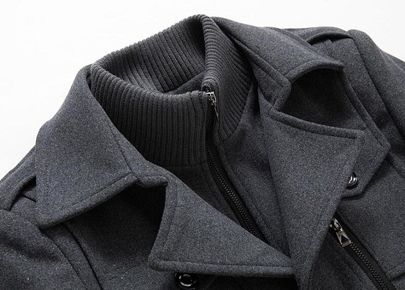 Iain® | Wool Blend Coat - Image 2