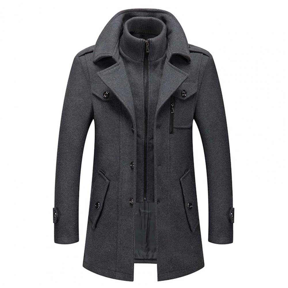 Iain® | Wool Blend Coat - Image 7
