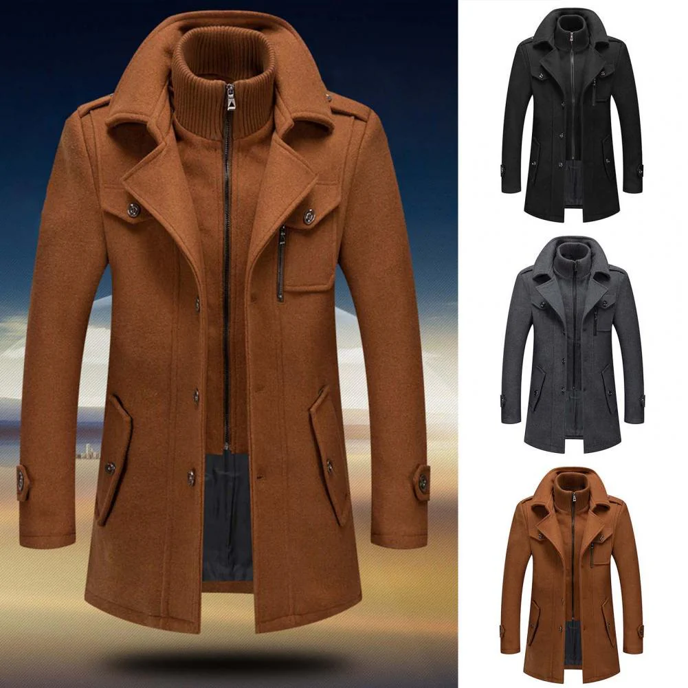 Iain® | Wool Blend Coat - Image 9