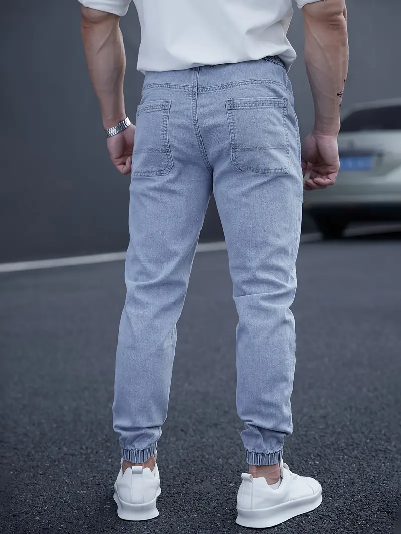 Idris® | Casual Tapered Jeans With Drawstring Waist - Image 2