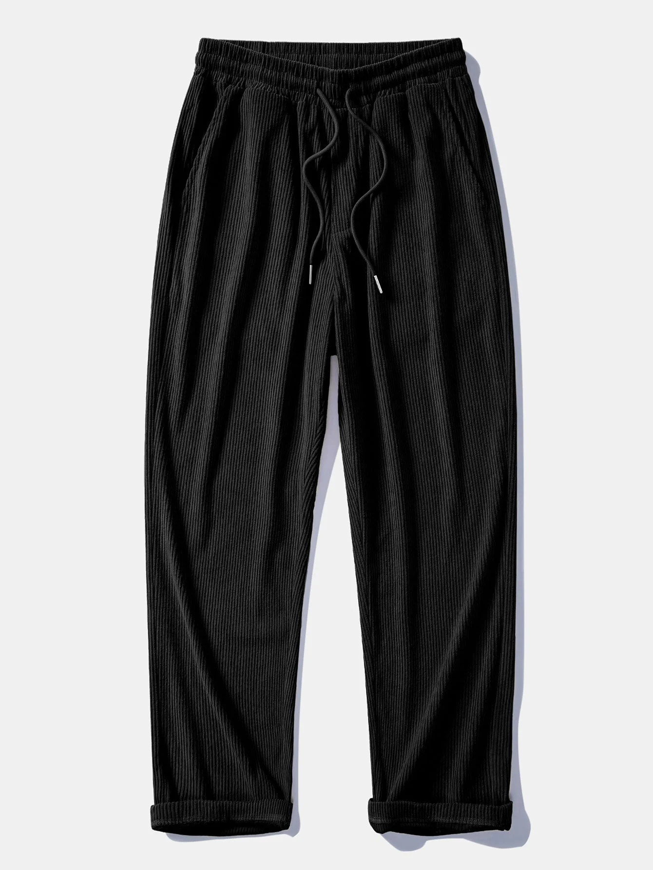Idris® | Long Sleeve Corduroy Cuban Collar Shirt & Straight Leg Corduroy Pants - Image 4
