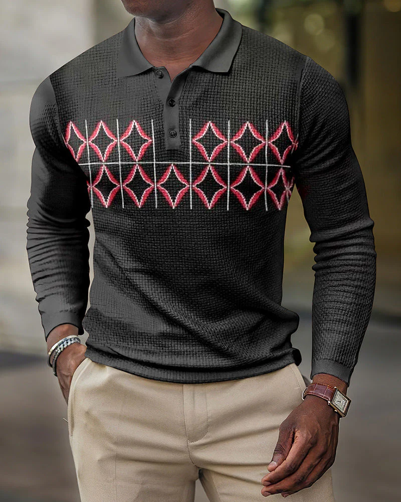 Idris® | Long-Sleeved Men'S Shirt With A Subtle Pattern (Regular Fit) - Image 2