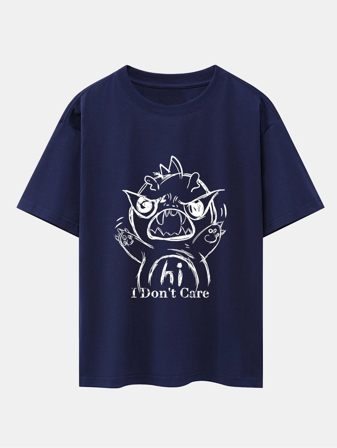 Ignacio® | Cartoon Dinosaur Print Drop Shoulder Oversize T-Shirt - Image 15