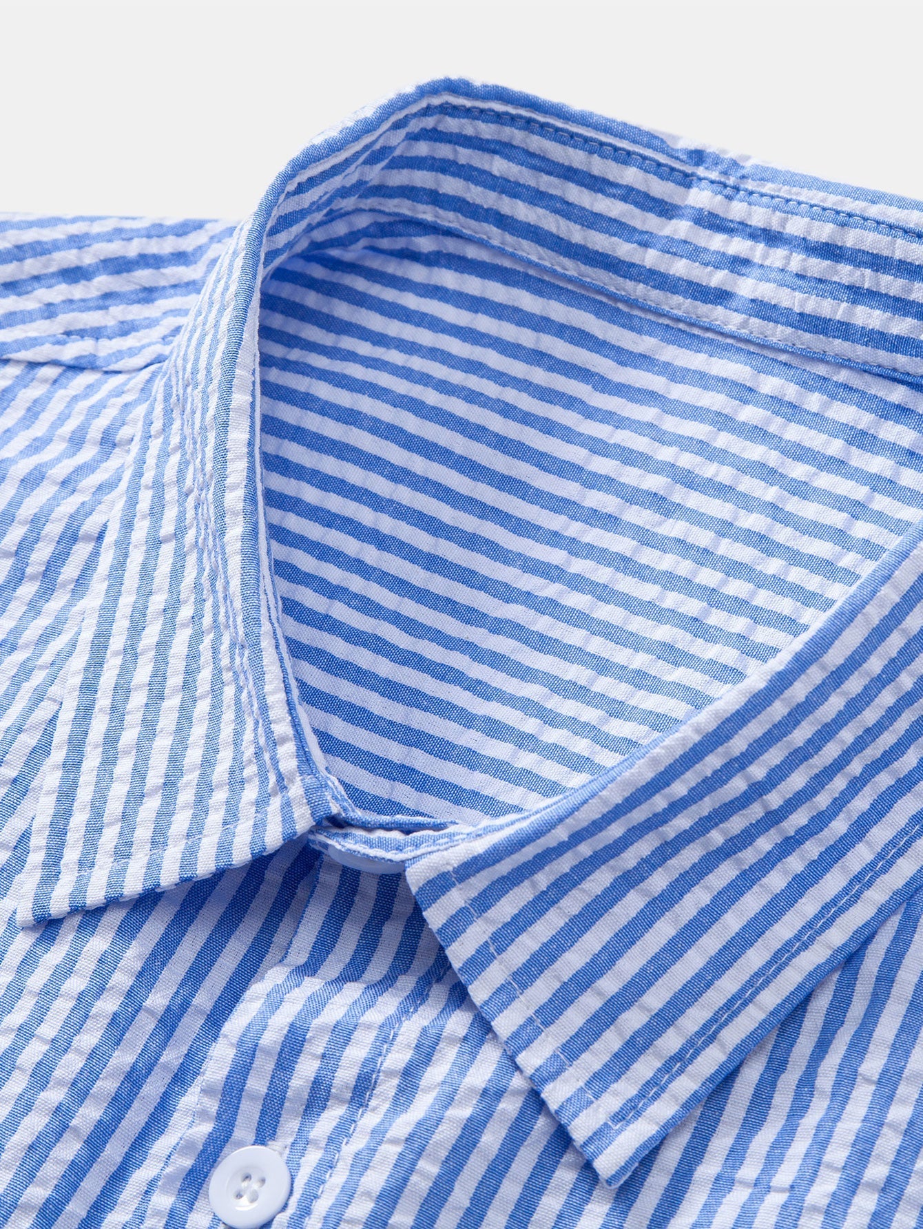 Ignacio® | Seersucker Striped Button Up Shirt & Straight Leg Linen Pants - Image 5