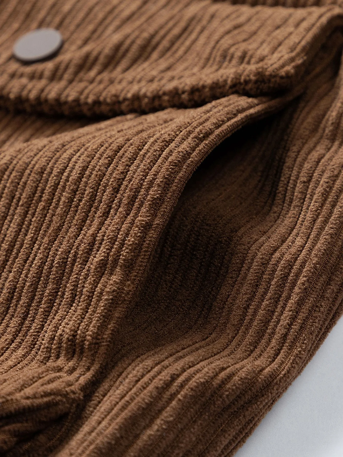Ignacio | Funnel Neck Zipped Corduroy Jacket - Image 11
