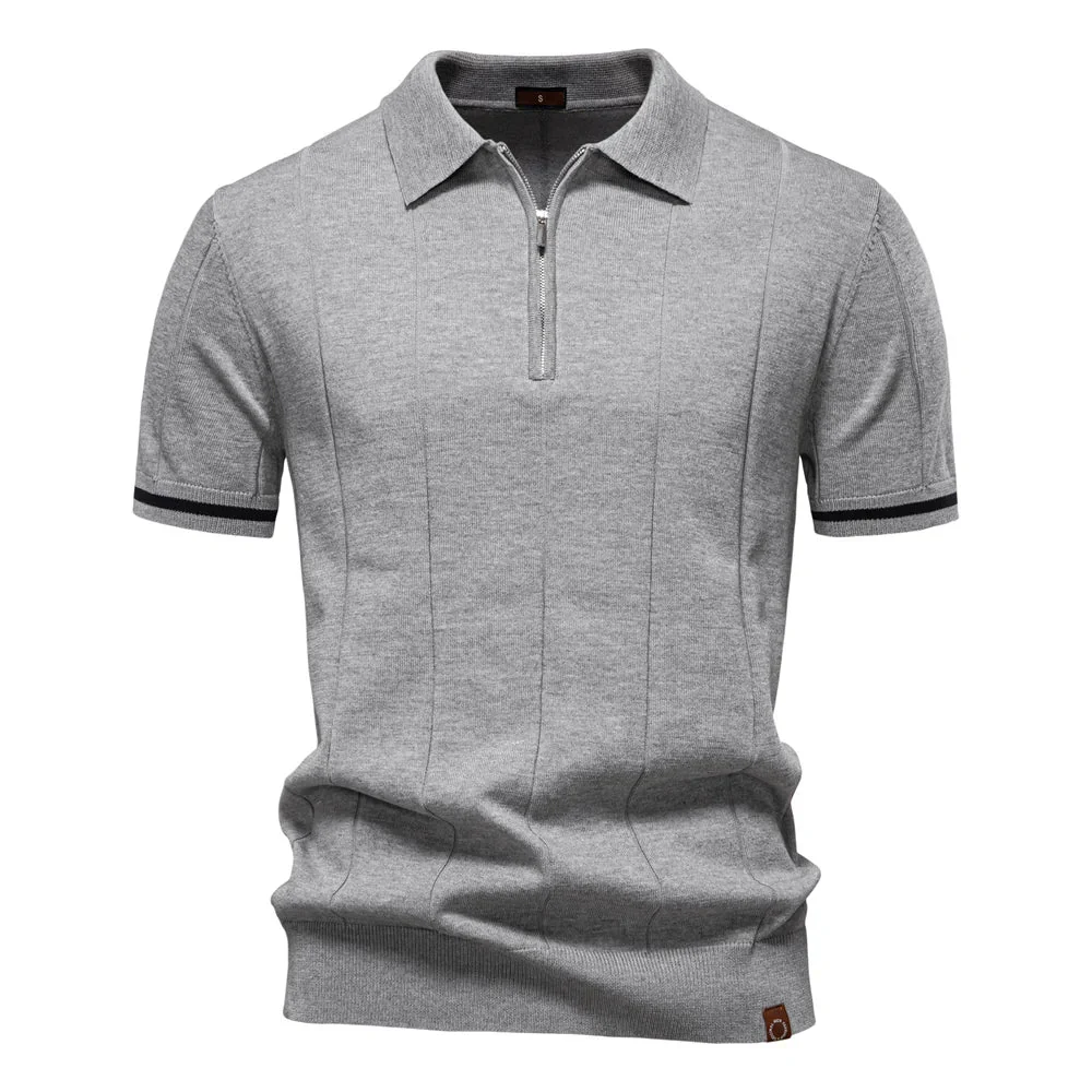 Ignatius | Zip-up polo shirt - Image 6