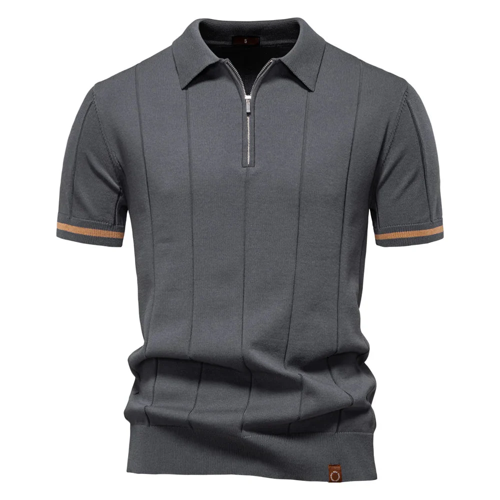 Ignatius | Zip-up polo shirt - Image 7