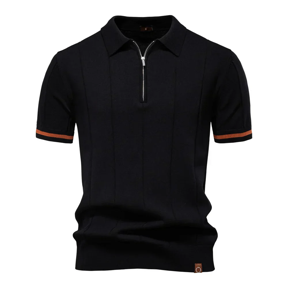 Ignatius | Zip-up polo shirt - Image 8