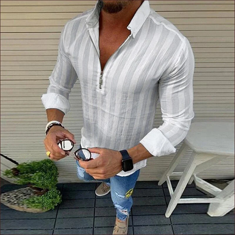 Ike® | Beautiful Shirts With Collar And Zip - Image 4