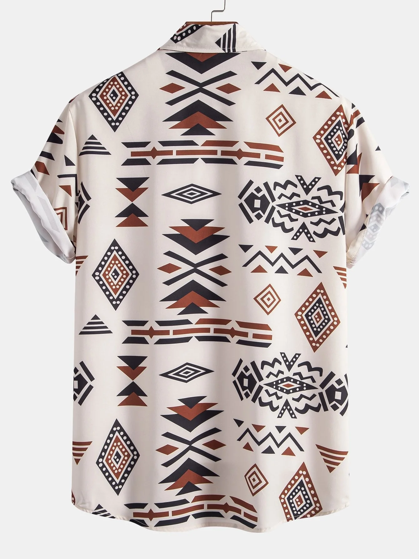 Iker® | Aztec Geometric Print Shirt - Image 2