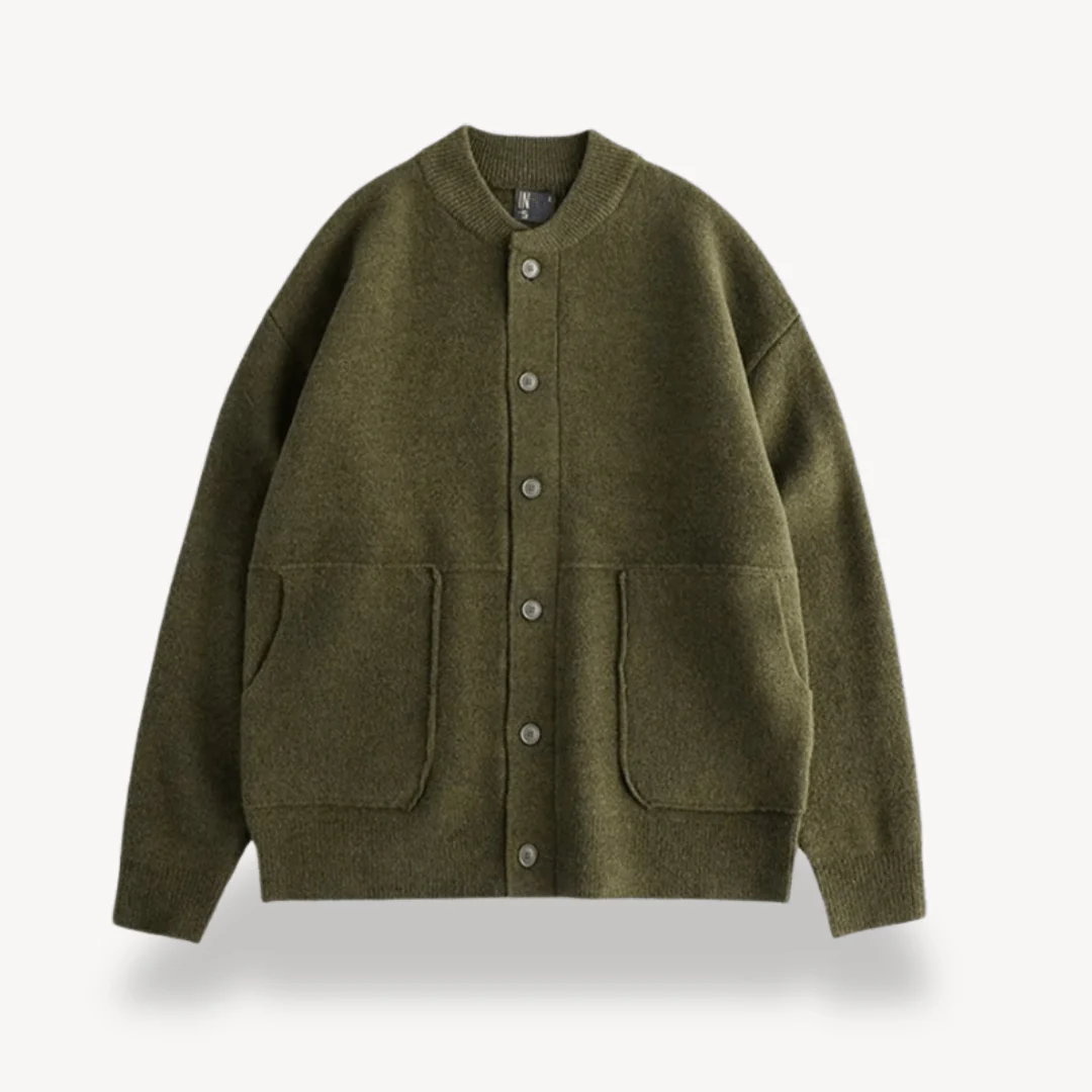 Iker® | Men’s Cardigan with Button Front - Image 2