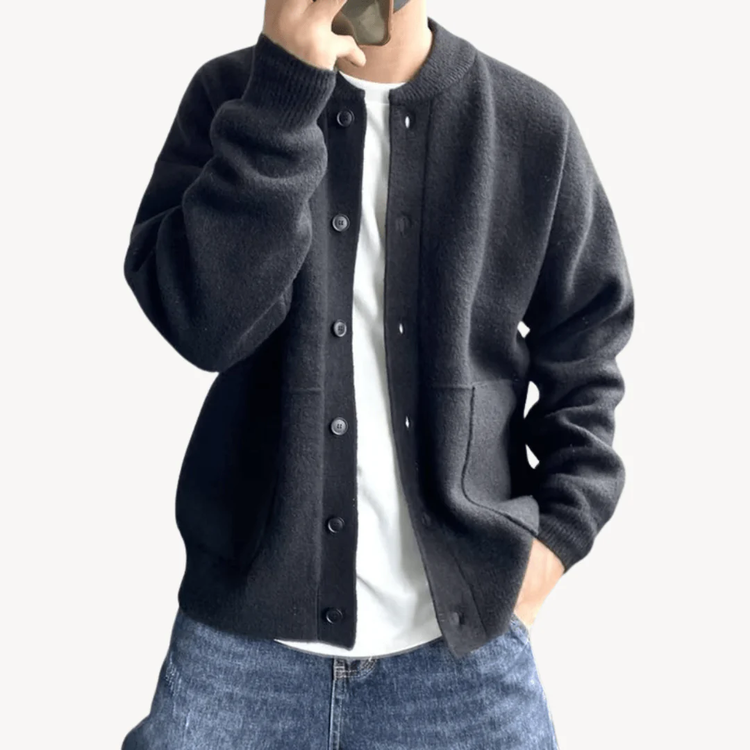 Iker® | Men’s Cardigan with Button Front - Image 5