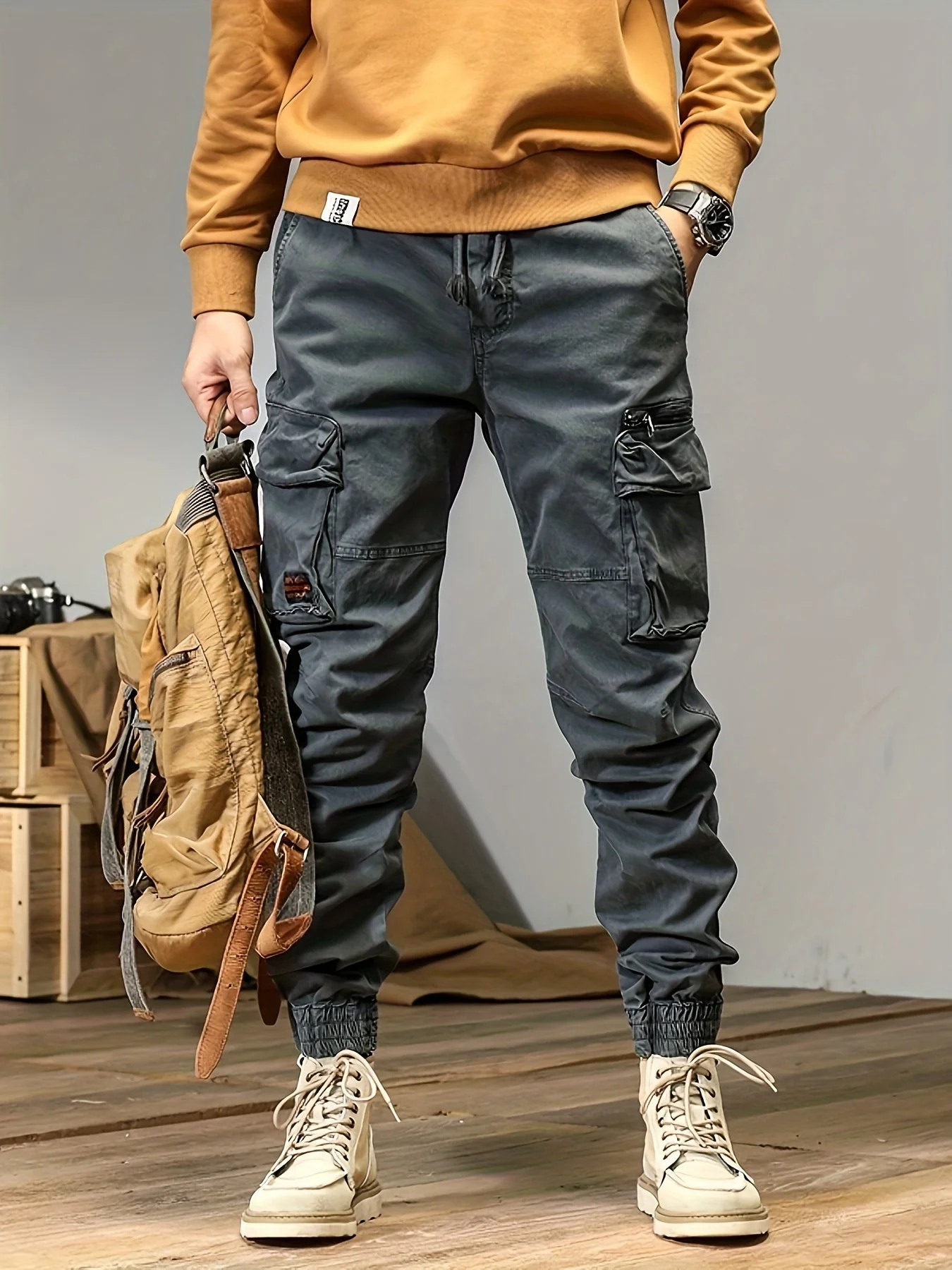 Iker® | Premium Cotton Cargo Pants - Image 2