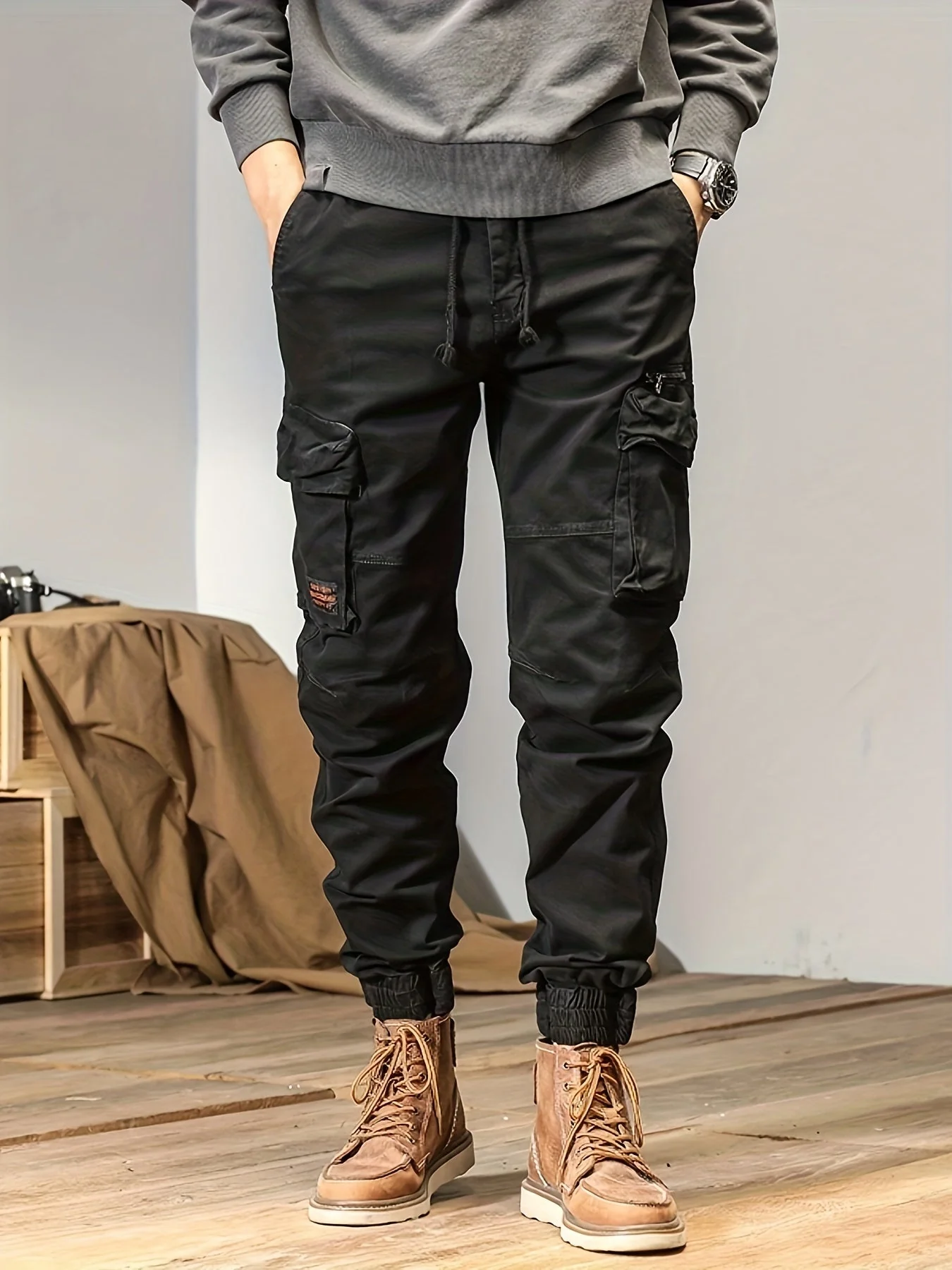 Iker® | Premium Cotton Cargo Pants - Image 4
