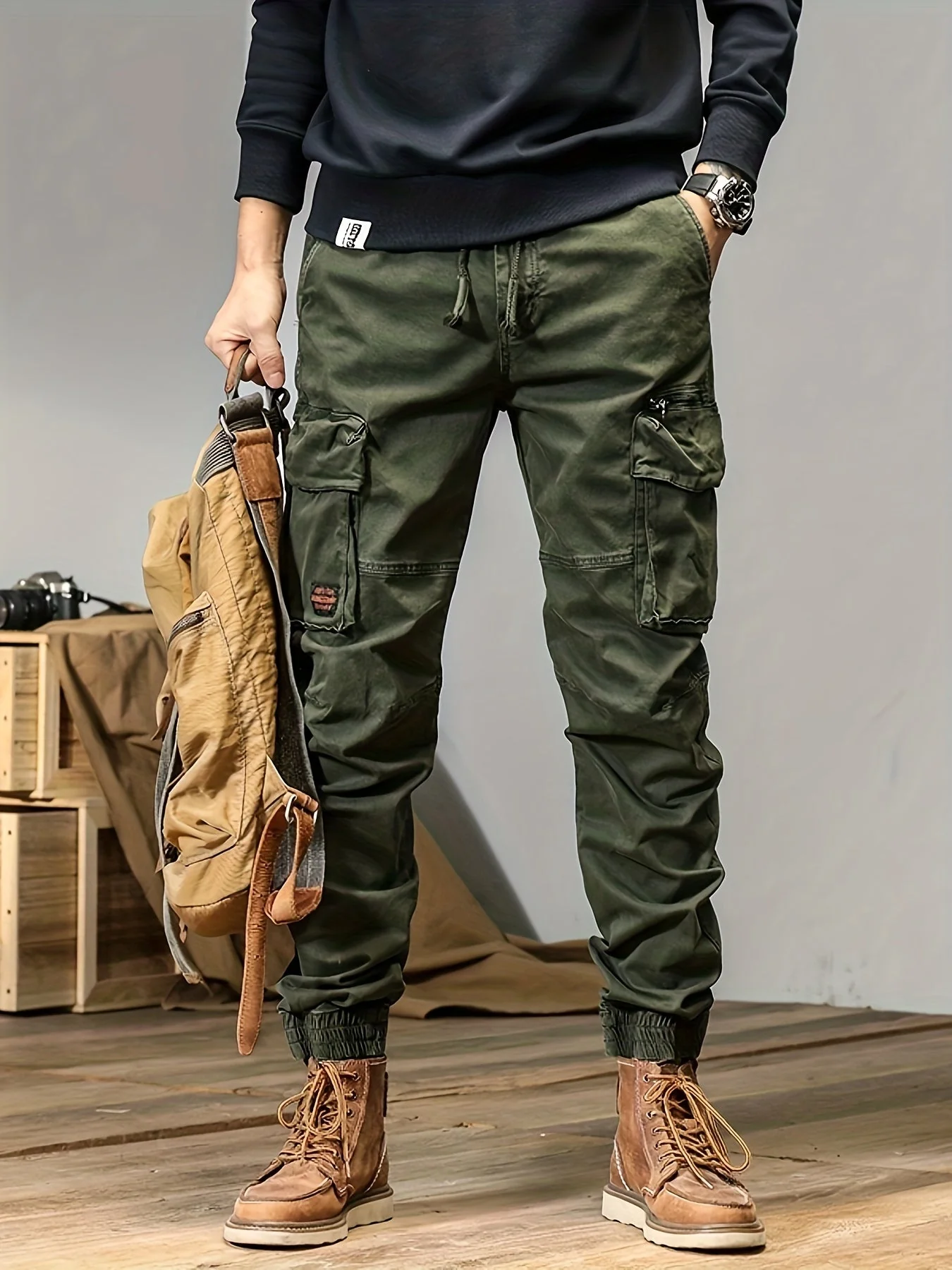 Iker® | Premium Cotton Cargo Pants - Image 9