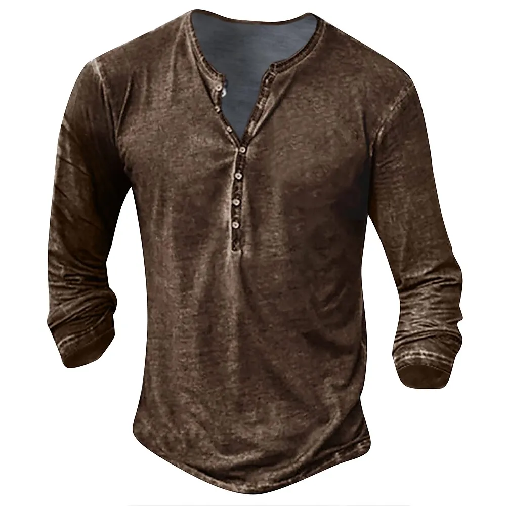 Ildefonso® | Collarless Long-Sleeved Shirt For Men - Image 4