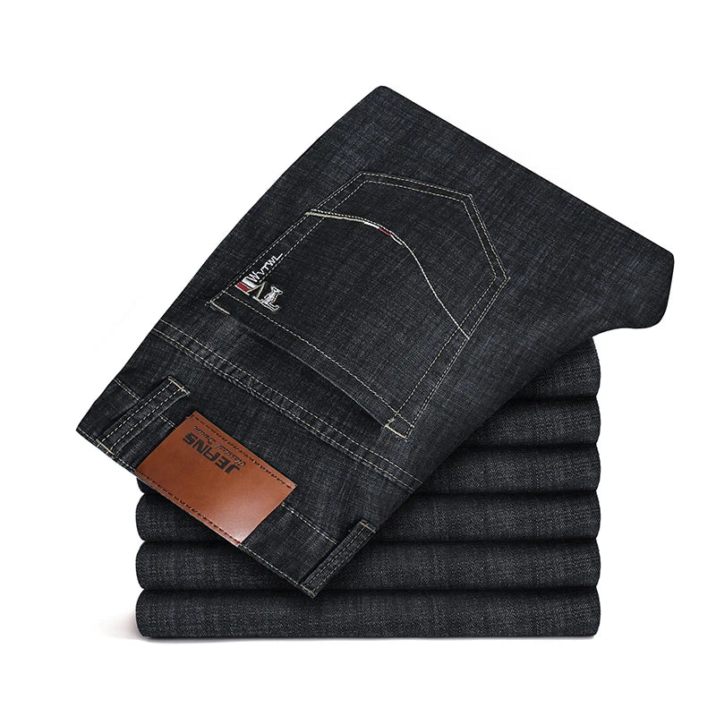 Indigo | Casual Straight Denim Jeans - Image 10