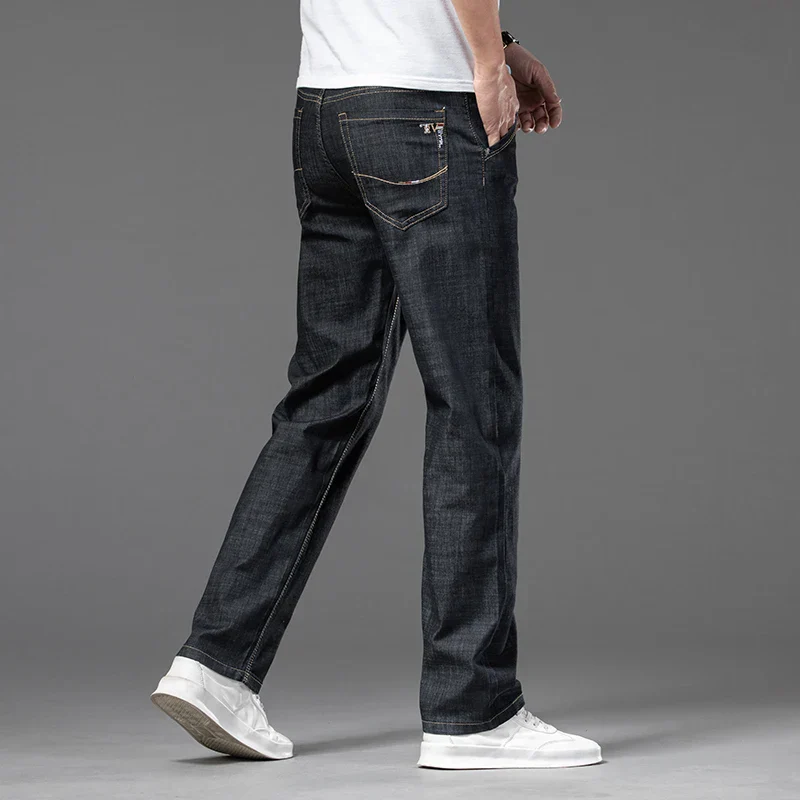 Indigo | Casual Straight Denim Jeans - Image 4