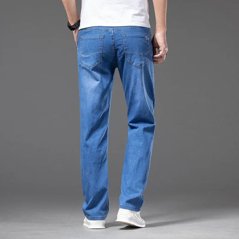 Indigo | Casual Straight Denim Jeans - Image 5