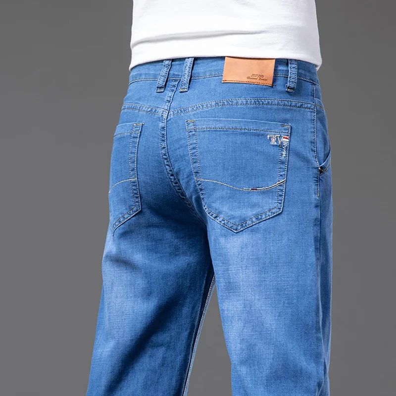 Indigo | Casual Straight Denim Jeans - Image 6
