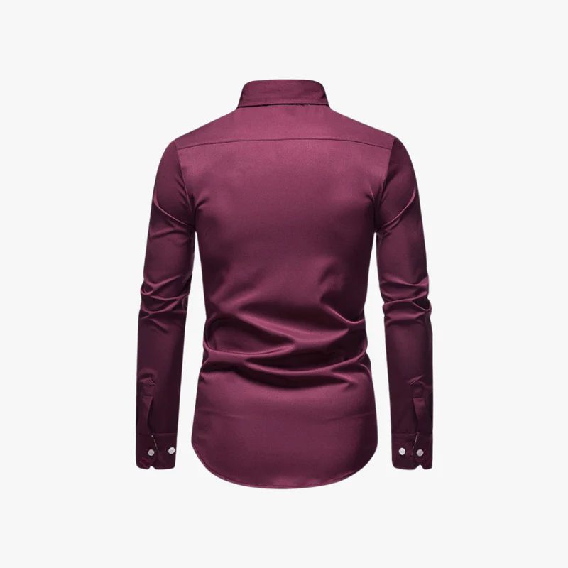 Inigo | Mens Slim Fit Shirt - Smart Fit - Image 7