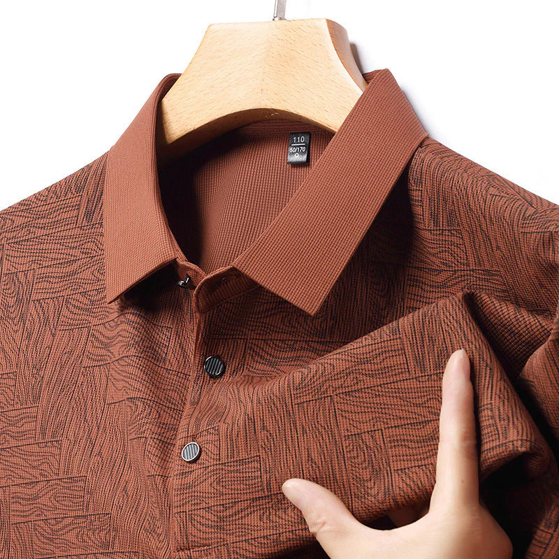 Ireneo® | Premium Geometric Polo Shirt - Image 3