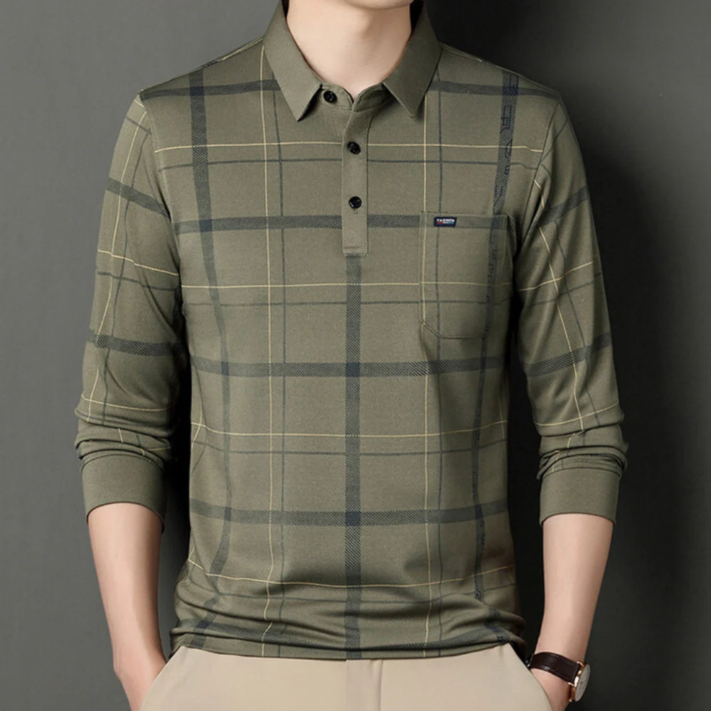 Isaac® | Men's Casual Plaid T-Shirt - Image 5
