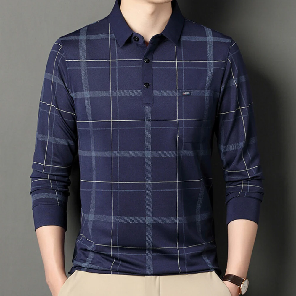 Isaac® | Men's Casual Plaid T-Shirt - Image 6