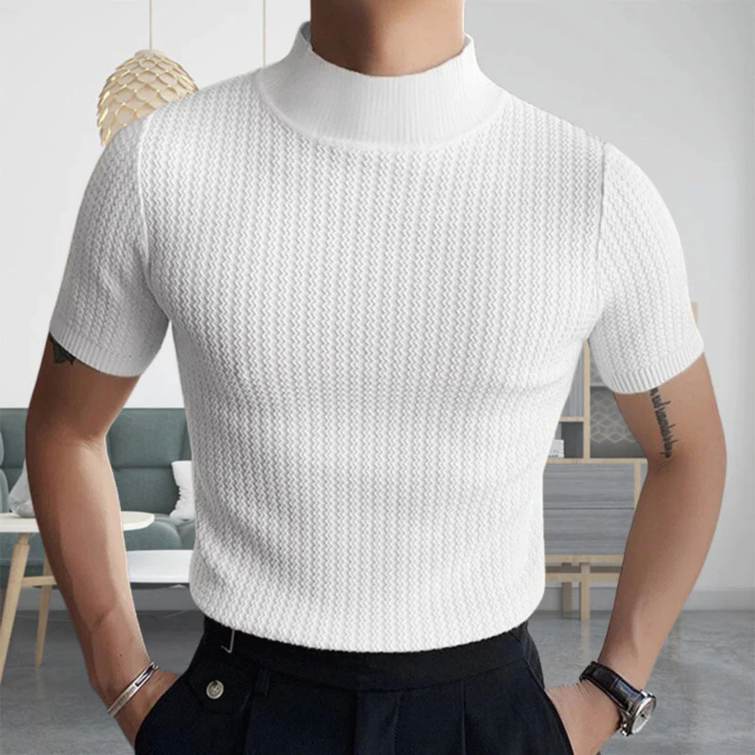 Isaac® | Slim Ribbed Shirt For Men - Image 6