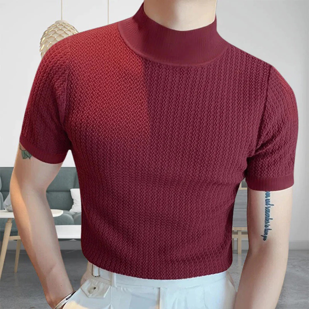 Isaac® | Slim Ribbed Shirt For Men - Image 7