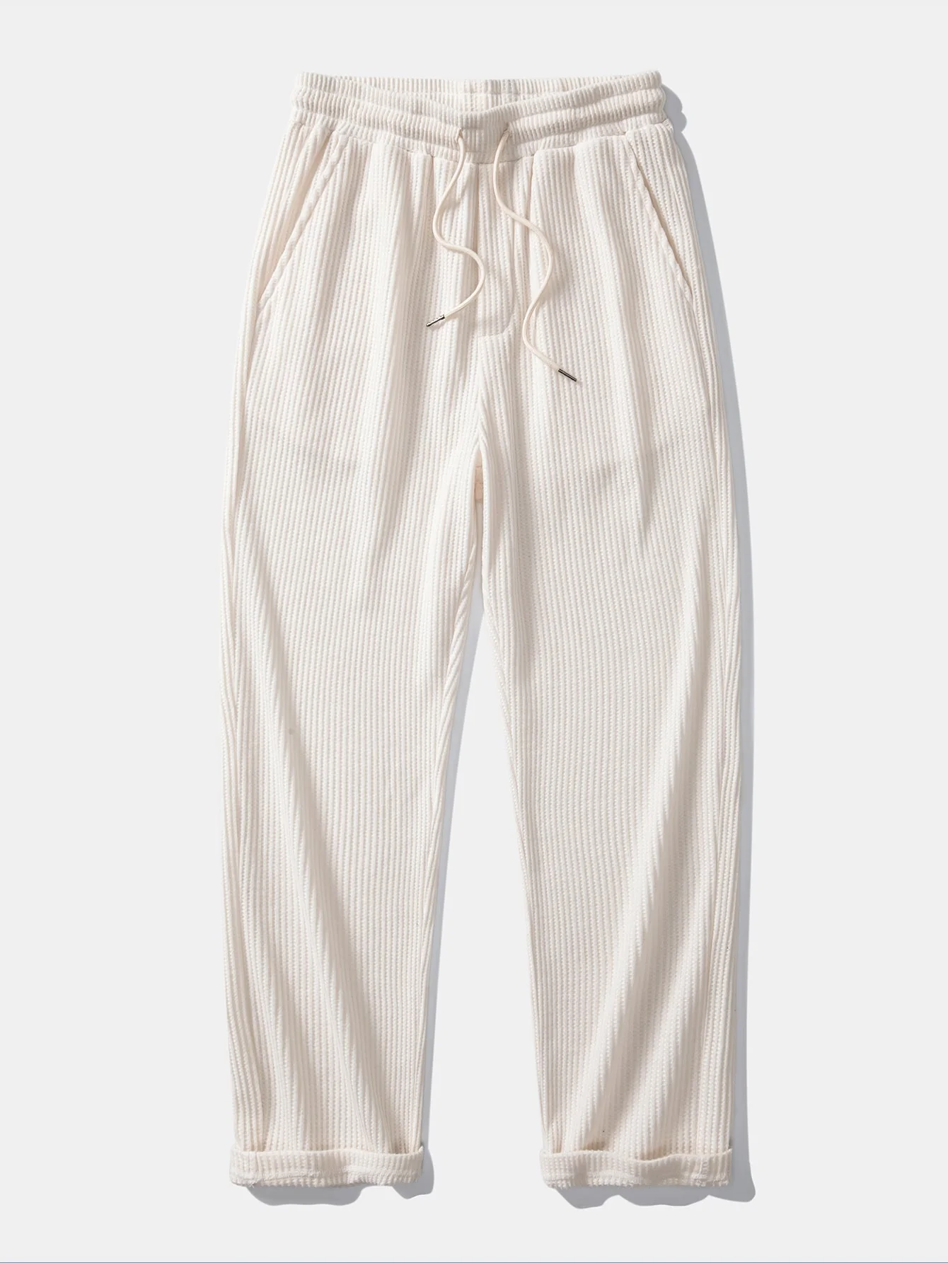 Isaac® | Waffle Button Up Shirt & Drawstring Knitted Waffle Pants - Image 13