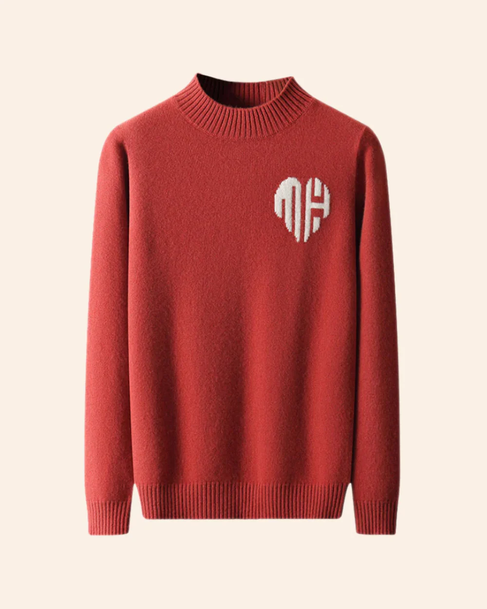 Isaac | Bora Bora Cashmere Heart Sweater - Image 2
