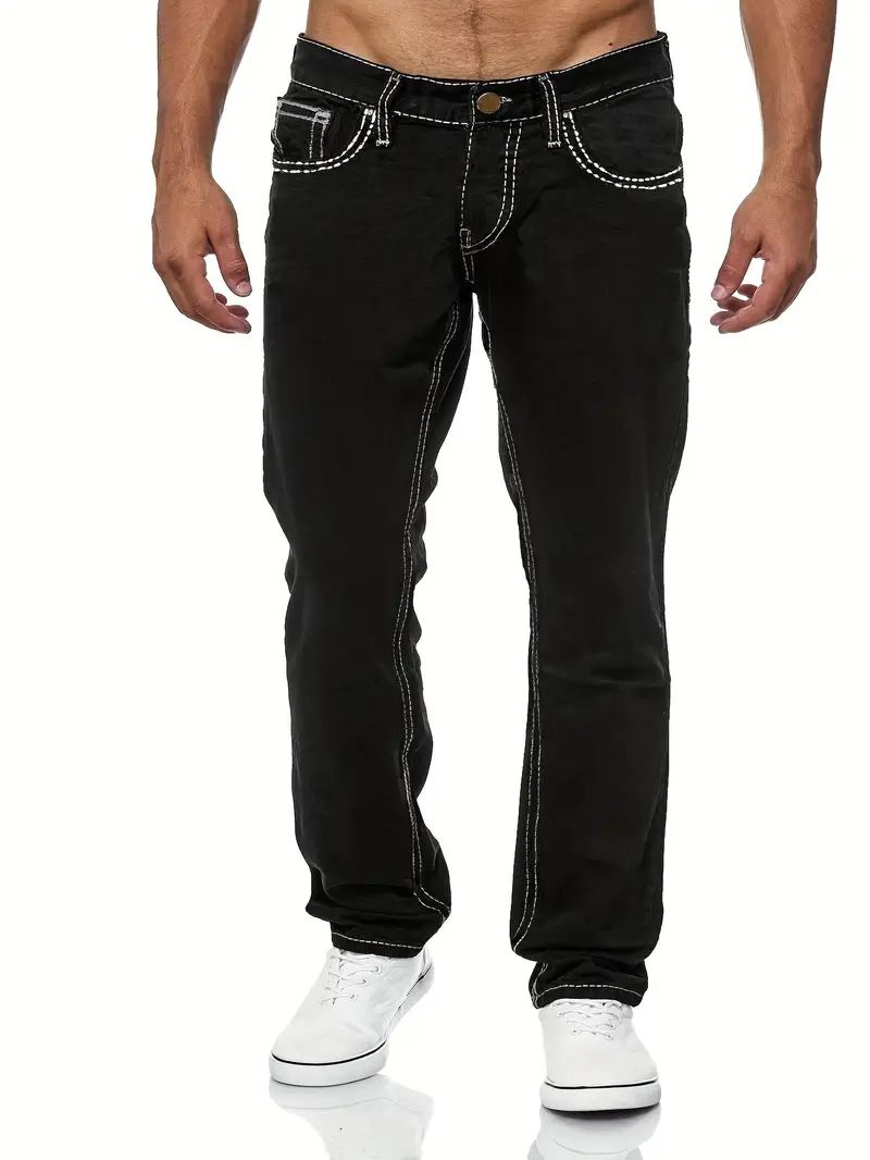 Isaías® | Casual Slim-Fit Stretch Jeans For Men - Image 2