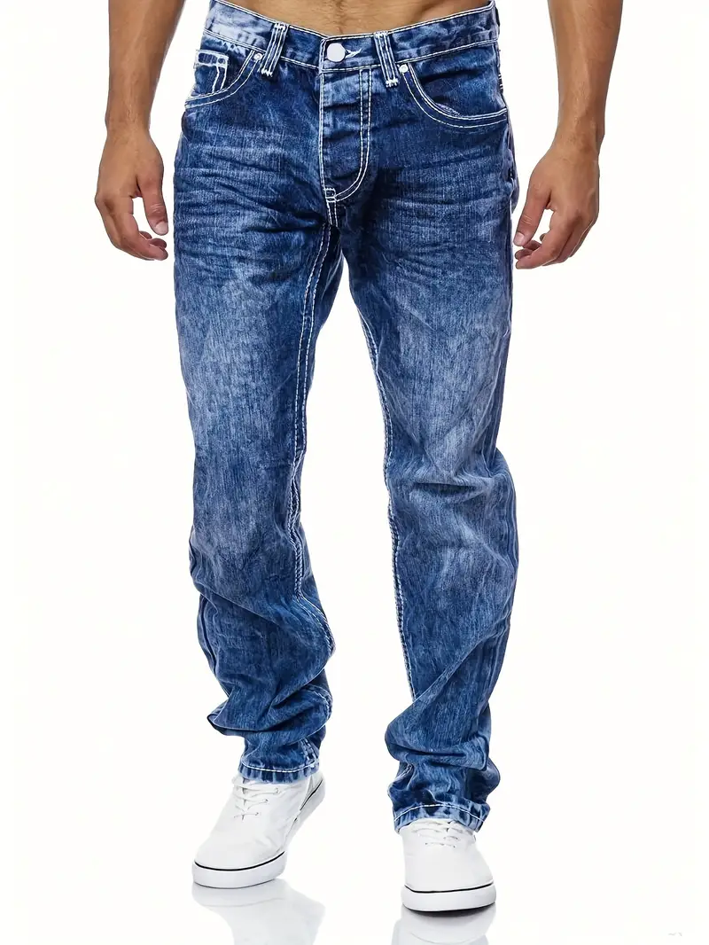 Isaías® | Casual Slim-Fit Stretch Jeans For Men - Image 3