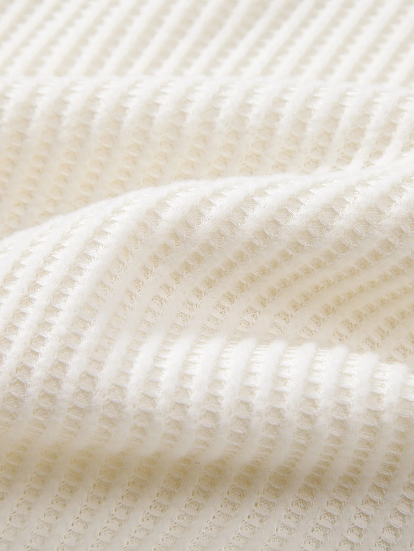 Isaías® | Long Sleeved Knitted Waffle Polo Shirt - Image 6