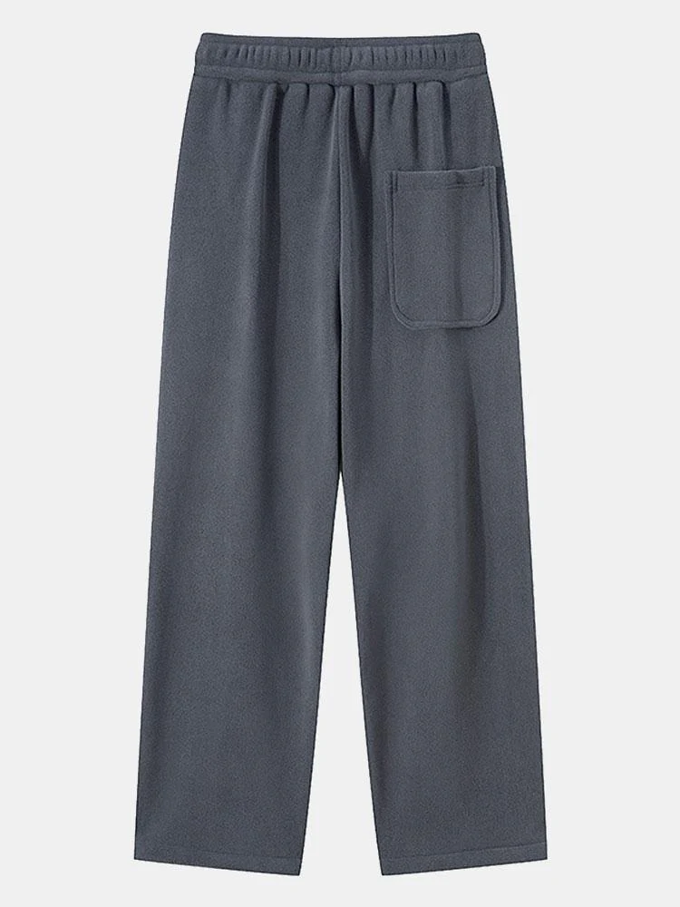 Isaías® | Polar Fleece Loose Fit Straight Leg Pants - Image 10