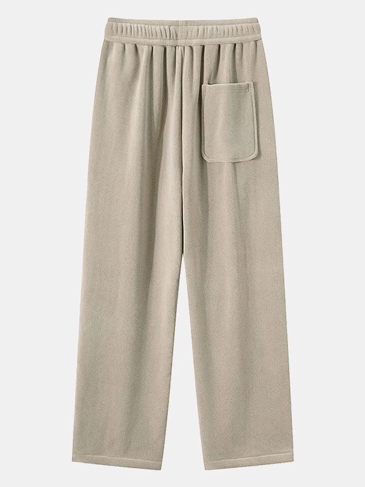 Isaías® | Polar Fleece Loose Fit Straight Leg Pants - Image 8