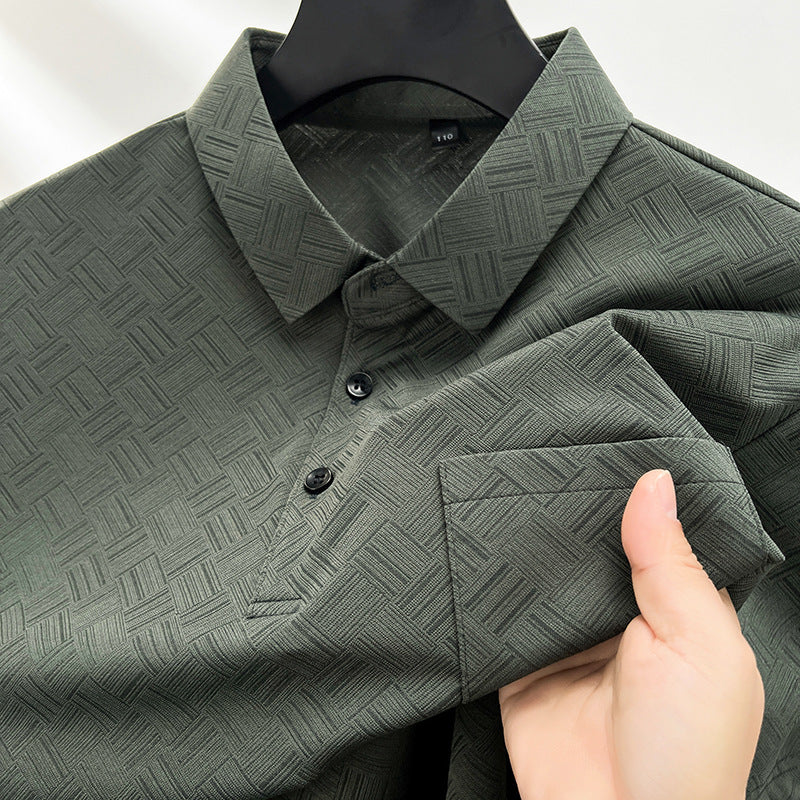 Isaías® | Premium Geometric Polo Shirt - Image 2