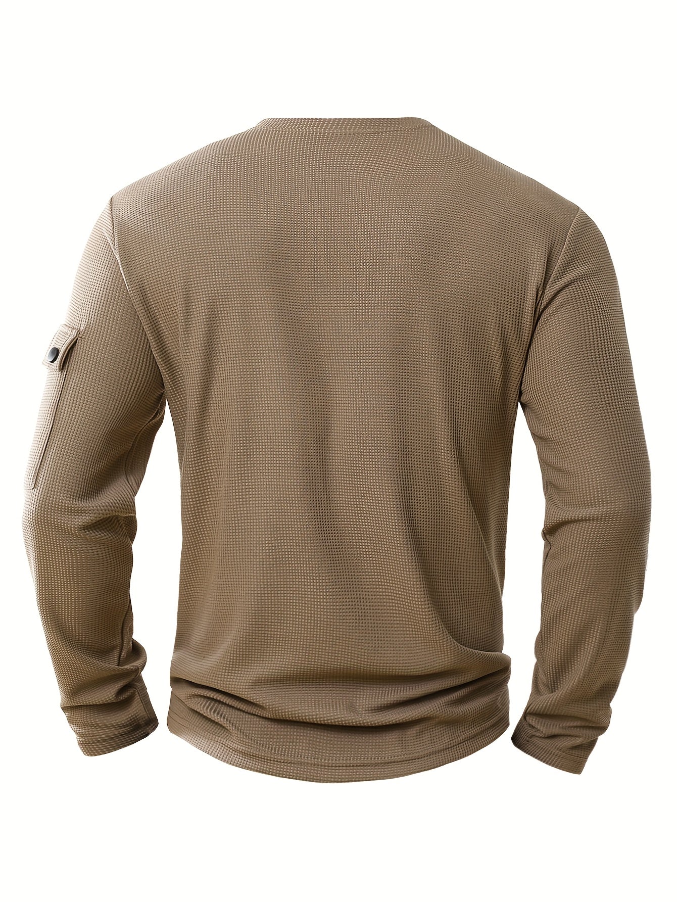 Isiah | Long-sleeved polo shirt with buttons and pocket - Image 12