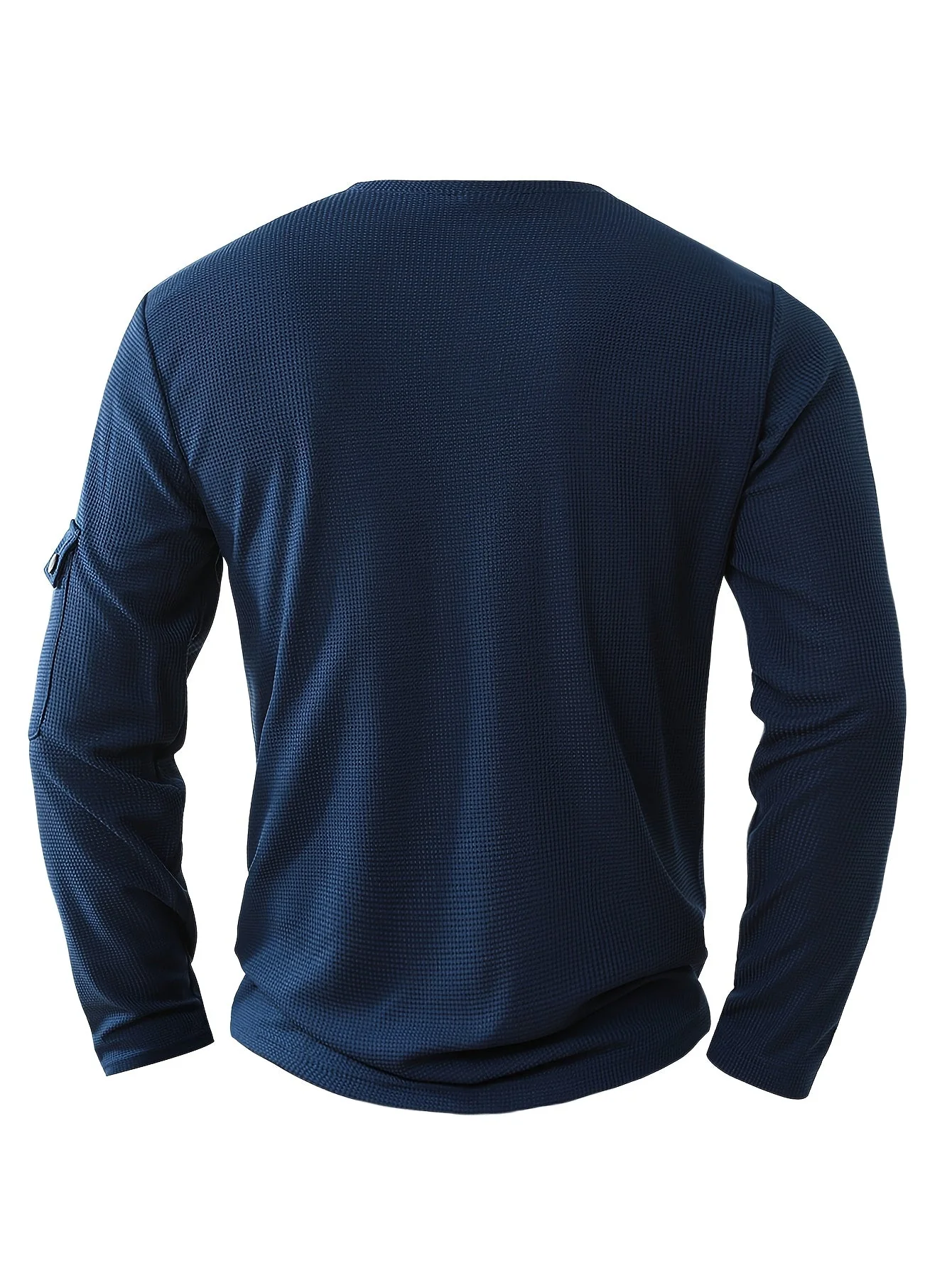 Isiah | Long-sleeved polo shirt with buttons and pocket - Image 15