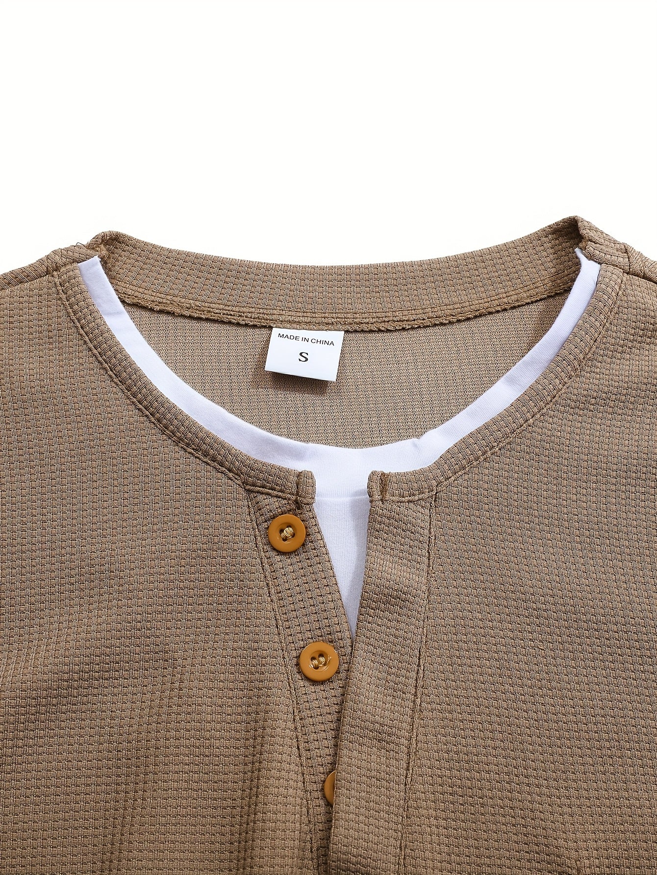 Isiah | Long-sleeved polo shirt with buttons and pocket - Image 3